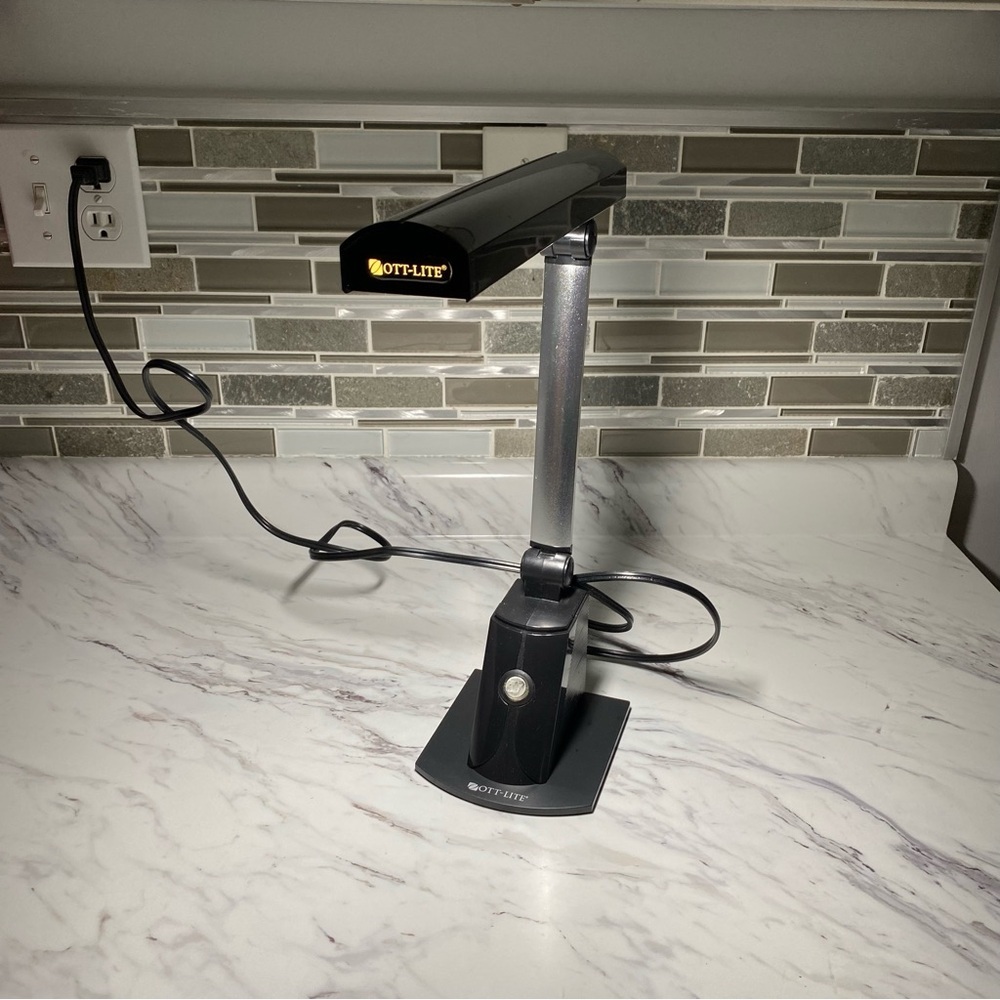 Ott-Lite lamp foldable desk‎ lamp